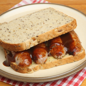 Sausage & Egg Brown Roll